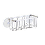 NeverRust Deluxe Kitchen Sink Suction Holder for Sponges, Scrubbers, Soap, Kitchen, Bathroom, 304 Stainless Steel